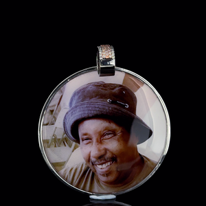 Hip Hop plata personalizada Iced VVS Moissanite GIA certificado DJ RAMBO TRODEL colgante fino letra cubana joyería para hombres fiesta - Product Image 2