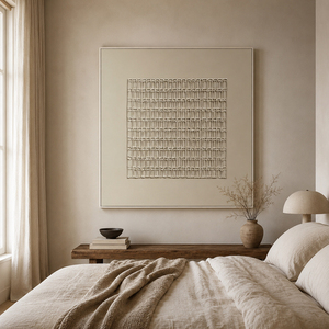 White Minimalist Geometric Relief Wall Art House Hotel Decoration Interior Decorative Arts Still Life Wholesale Artwork - Product Image 2