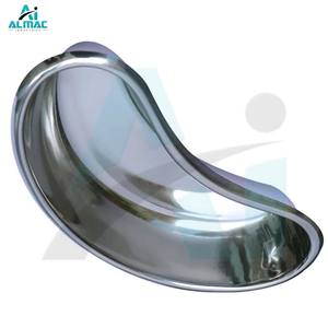 Plato de riñón de acero inoxidable médico ALMAC para sujetar herramientas y apósitos Acabado pulido y reutilizable para hospitales - Product Image 3