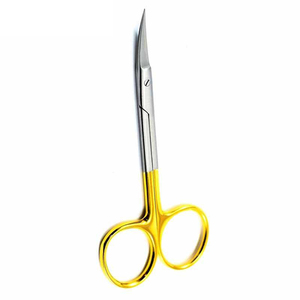 Tijeras de Iris Curvas de Acero Inoxidable para Instrumentos Quirúrgicos Médicos Profesionales - Product Image 2