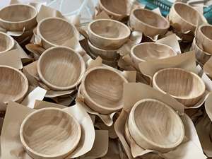Hot 2026 <b>Bamboo</b> Bowl Manufactured From Natural Plant <b>Fiber</b> Material For Food Serving Kitchen Dining Use Made In Vietnam - Product Image 3