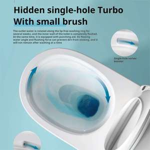 Diseño moderno Cumple con La ADA WC Ergonómico <span class=keywords><strong>Confort</strong></span> Altura Cerámica Baño Accesible Operación fácil de usar - Product Image 3