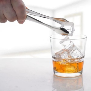 Elegant Bar Ice <b>Tongs</b> With Precision Grip Smooth Edges Easy Handling For Cocktails Home Bars And Professional <b>Serving</b> - Product Image 2