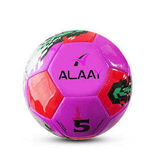Ballon de football d'entraînement officiel personnalisé, football de rue, cuir PU souple, idéal pour l'entraînement sportif - Product Image 6