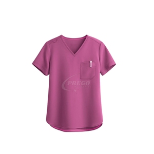 Ensemble de blouses médicales unisexes élégantes |   Tenues d'hôpital tricotées à séchage rapide et respirantes, uniformes d'infirmière de qualité supérieure, vente en gros à bas prix, OEM - Product Image 2