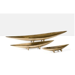 Metal Aluminio Oro Ovel Barco Cuencos Nueces Ensalada Frutas Propósitos de cocina - Product Image 6