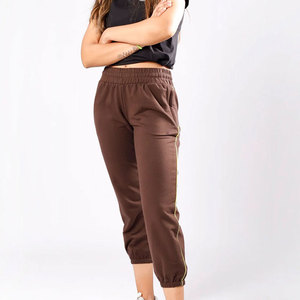 MARUF MFG CO Women Outdoor Regular Comfort Solid Quick Dry Fitness Streetwear Straight Flat Front <b>Drawstring</b> Jogger Pants - Product Image 1