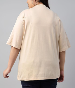 Prix d'usine T-shirts en coton décontractés grande taille pour femmes Logo personnalisé à manches courtes et col rond pour une utilisation en salle de sport été respirant - Product Image 5
