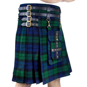 Logo personnalisé Tartan moderne Nouveau style de kilt à tartan de qualité kilt à tartan fait à la main Design original - Product Image 6