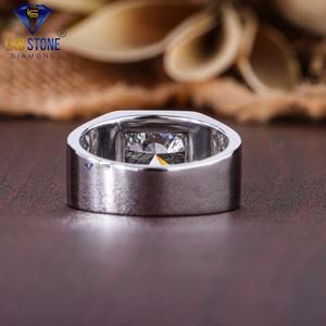 3,01 TDW Anillo de oro blanco con diamantes de corte radiante de Lab-Stone/Irradiate Elegance, Shine Bright/Color a la hora de hacer el pedido - Product Image 4