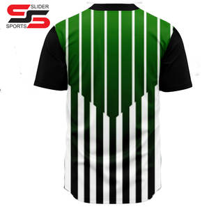 Logo personnalisé Polyester Hommes Sublimation Top Qualité Recadrée Brodé Lettre Flanelle 100% Polyester Vintage Baseball Jersey - Product Image 6