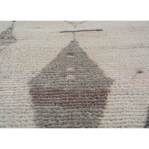 Alfombra de Lana Anudada a Mano de Gran Tamaño AKWL-1374, Diseño Geométrico 3D Color Marfil, para Sala de Estar, Pasillo, Diseño Rectangular Tipo Rompecabezas - Product Image 3