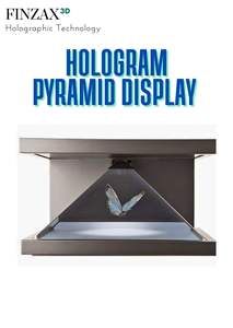 Chuyên NGHIỆP 4 mặt pha lê rõ ràng <span class=keywords><strong>3D</strong></span> Hologram kim tự tháp hiển thị máy chiếu cho giai đoạn quảng cáo hiển thị cửa hàng bán lẻ sử dụng với DIY Kit - Product Image 4