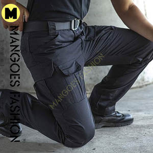 2 bolsillos delanteros inclinados bolsillos de carga para llevar cremallera Fly tela resistente al agua mantiene los pantalones tácticos al aire libre de los hombres - Product Image 6