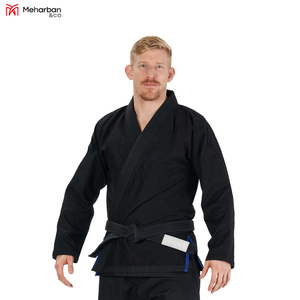 Uniforme de karaté adulte confortable de haute qualité Conception personnalisée avec des techniques lavées en matériau durable pour les vêtements d'entraînement de judo MMA - Product Image 5