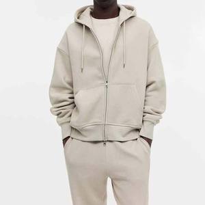 Toutes les tailles 100% Cotton 380G Heavy Weight Cotton High Quality Puff Printing Basics Winter Men's Hoodies Sweatshirts Streetwear - Product Image 1