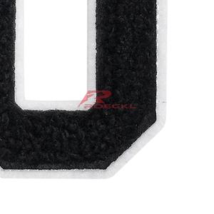 Parches bordados cosidos con logotipo personalizado de diseñador de precio barato con parches bordados completos de servicios OEM para prendas de vestir - Product Image 4