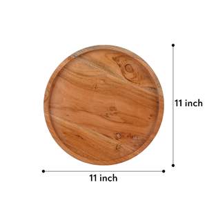 Plateau de service en bois personnalisé OEM ODM American Superb High Standard Plateau de café, de jus de thé et de thé sous différentes formes pour usage de bureau - Product Image 3