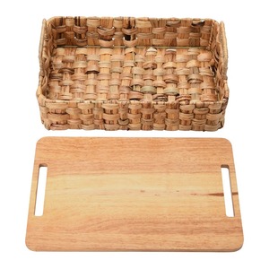 Juego de 2 Cajas de Almacenamiento con Tapa de Bambú, Caja de Almacenamiento Hecha a Mano, Ecológica, Natural, Decoración para el Hogar, Venta al por Mayor desde Vietnam - Product Image 2