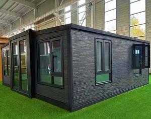 <span class=keywords><strong>Maison</strong></span> préfabriquée en conteneur EPS de 20 pieds, toit irrégulier personnalisé, avec porche <span class=keywords><strong>à</strong></span> toit en pente, disposition de 2 pièces, bureau, hôtel, location - Product Image 1