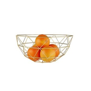 Kitchenware Fruit <b>Basket</b> <b>Round</b> Shape Fruit <b>Basket</b> Rose Gold Color for Home Accessories in Wholesale Price - Product Image 4