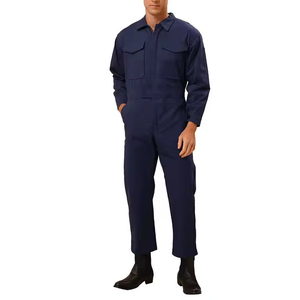 Combinaison de mécanicien de sécurité 100% coton personnalisée pour hommes vêtements de travail d'extérieur uniforme de sécurité pour hommes - Product Image 3
