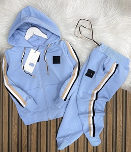 Conjunto de Ropa Casual de 2 Piezas para Niños de Alta Calidad, Camiseta y Pantalones de Manga Corta, Estilo Vintage Lavado, para Niños de 2 a 13 Años - Product Image 1