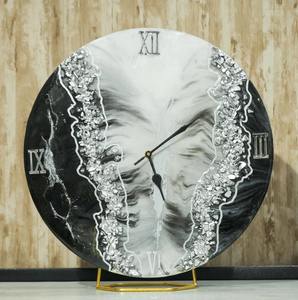 Horloge murale décorative en résine pour cuisine salon bureau et décoration intérieure disponible à des prix abordables - Product Image 2