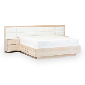 Chất Lượng Cao 1.8M Đôi Hiện Đại Bằng Gỗ Vua Nữ Hoàng Cặp Song Sinh Kích Thước Đầy Đủ Giường Bằng Gỗ Khung Biệt Thự Giường Cubix Lưu Trữ Giường - Product Image 6