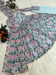 Robe indienne Salwar Kameez, tenue en tissu de Collection, vente 2023 - Product Image 4