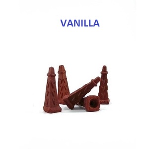 Conos de incienso cuadrados de reflujo, fragancia de vainilla, a granel (rojo) - Product Image 1