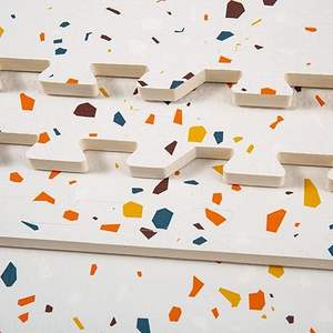 DONGHANG OEM vente en gros de tapis de jeu en EVA à motifs terrazzo, interverrouillable, stratifié, imperméable, isolant thermique pour la décoration de la maison des bébés - Product Image 3