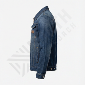 Veste en jean décontractée d'hiver de qualité supérieure, nouvelle édition, vente chaude, écologique, coupe-vent, respirante, col montant, prix bas - Product Image 3