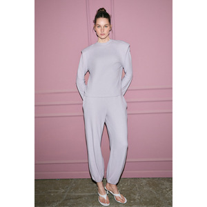Pantalon de survêtement pour femme GRIMELANGE ISEAS, tissu doux et extensible, poignets élastiqués - Product Image 1