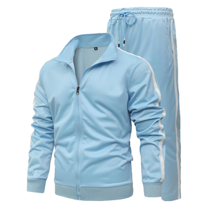 Survêtement en coton à capuche avec logo personnalisé de haute qualité pour hommes tenues de gymnastique à motif solide pour les exercices de printemps - Product Image 2