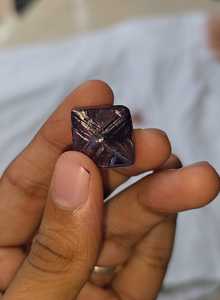 Blue Raw Moissanite Rough pour la fabrication de bijoux faits à la main avec soin - Product Image 3