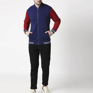 Veste universitaire personnalisée pour hommes et femmes, en laine, imperméable, avec manches en cuir PU, veste de baseball, fournisseur de vestes Letterman OEM ODM - Product Image 3