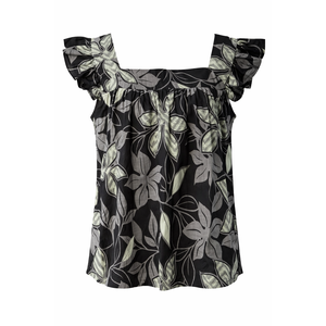 Blusa sin mangas con estampado floral para mujer, transpirable, informal, de corte regular, ligera, a la moda para verano, ropa al por mayor - Product Image 4