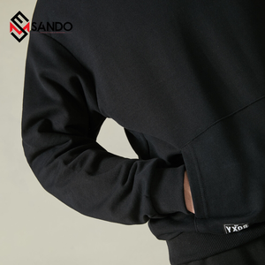 Sudadera con capucha de algodón ligero de alta calidad Unisex personalizada 3D para estampado de hojaldre lavado con ácido DISEÑO DE Treey francés bordado - Product Image 5