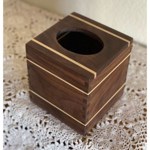 กล่องกระดาษทิชชูตกแต่งทำจากไม้คุณภาพระดับพรีเมียมอุปกรณ์ผ้าเช็ดปากบนโต๊ะแบบโบราณสำหรับงานปาร์ตี้ที่บ้าน - Product Image 4