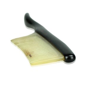 NO COLORES CUERNO BÚFALO PEINES AL POR MAYOR Peines de cuerno antiestáticos naturales para regalos de vacaciones por Artesanías de media luna - Product Image 4