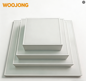 Plafonnier LED carré WOOJONG à installation facile, 18W 4000K, pour salon, <span class=keywords><strong>PC</strong></span> CE/EMC//SAA/SASSO/ROHS - Product Image 1