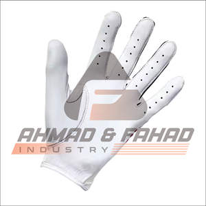 GANTS DE GOLF EN CUIR CABRETTA MAIN GAUCHE LOGO PERSONNALISÉ - Product Image 1