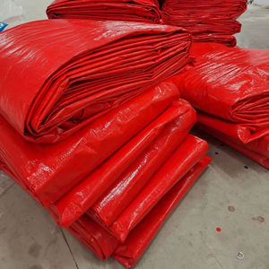 Bâche en pe bâche en pe pas cher bâche en pe bleu orange utilisée pour la couverture de camion - Product Image 1