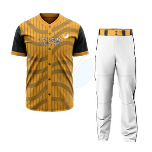 Unisex personalizado secado rápido antibacteriano 100% poliéster ropa deportiva cómoda de talla grande béisbol Softball uniforme conjunto - Product Image 1