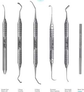 เครื่องมือผ่าตัดรากฟันเทียมแบบแมนนวลเครื่องมือผ่าตัดทางทันตกรรมสำหรับการผ่าตัดกระดูก - Product Image 5