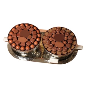 Tazón de Chocolate de Metal para Decoración del Hogar, Tazón de Chocolate de Diseño Vintage, Perfecto para Bodas y Ocasiones Especiales, Precio Más Bajo - Product Image 2