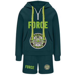 Pantalon de survêtement à capuche unisexe Jogger Sets Elastic Drawing Cargo Pants Tracksuits 2 Piece Sweatsuits for Girls Winter Essentials - Product Image 5