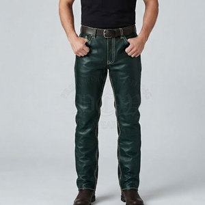 Pantalones de Cuero para Hombre Fresh Now, Alta Calidad, Elegantes, Cómodos, Ligeros, Ecológicos, Estilo Urbano, Moda Casual - Product Image 3