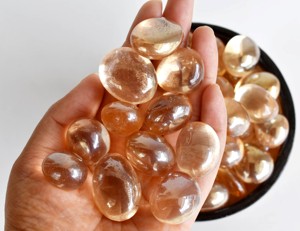Piedras de Cuarzo Citrino Aura de Cristal de la Mejor Calidad para Decoración del Hogar, 1 kg de Piedras Pulidas al Mejor Precio del Mercado - Product Image 3